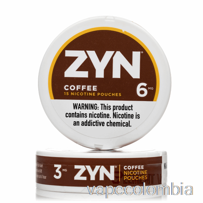 Bolsas De Nicotina Zyn Desechables Para Vape - Café 6 Mg (paquete De 5)